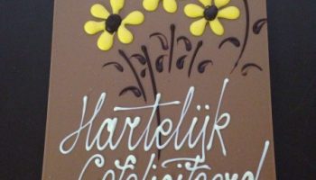 gefeliciteerd chocola